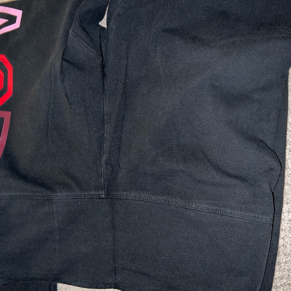 Black PINK leggings with Red and Pink Graphic